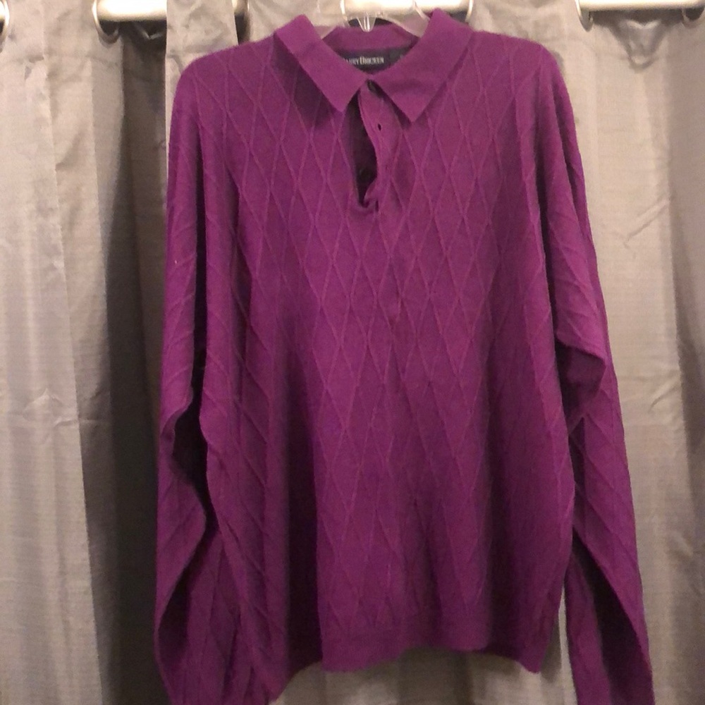 Men’s lightweight cashmere and silk sweater